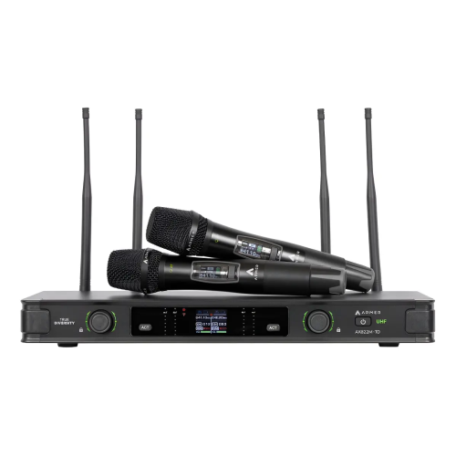 Microfone Sem Fio Digital Duplo Ax822m True Diversity - Armer 
