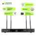 Microfone Sem Fio Digital Duplo Ax822m True Diversity - Armer 