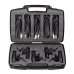 Kit 5 Microfones Bateria ou percussao ZM57 DRUM com Maleta, Clamps e Cabos XLR - AZ Audio