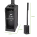 Caixa de Som Ativa Torre Bluetooth Profissional Portátil Neo Pro8 - AZ Audio