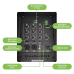 Caixa de Som Ativa Torre Bluetooth Profissional Portátil Neo Pro8 - AZ Audio