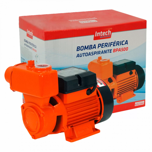 BOMBA PERIFÉRICA AUTO ASPIRANTE BPA500 de 370w Bivolt da Intech machine - DIMATEK