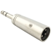 ADAPTADOR XLR MACHO para P10 STEREO MACHO ADAPTADOR XLR MACHO para P10 STEREO MACHO