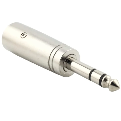 ADAPTADOR XLR MACHO para P10 STEREO MACHO 