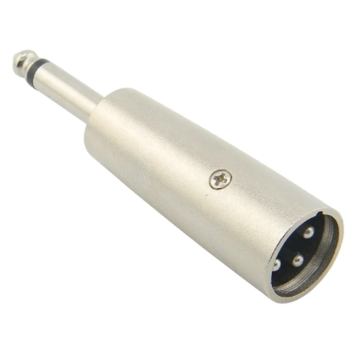 ADAPTADOR XLR MACHO para P10 MONO MACHO 