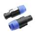 CONECTOR SPEAKON MACHO 4 POLOS AZUL
