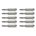 CONECTOR TRS STEREO P10 MACHO Wc 1133 - WIRECONEX CONECTOR TRS STEREO P10 MACHO Wc 1133 - WIRECONEX