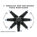 CONECTOR CANON XLR FEMEA 90 GRAUS PRETO CONECTOR CANON XLR FEMEA 90 GRAUS PRETO