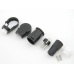 CONECTOR CANON XLR MACHO 90 GRAUS PRETO