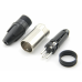 CONECTOR CANON XLR MACHO PRATA