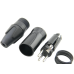 CONECTOR CANON XLR MACHO PRETO